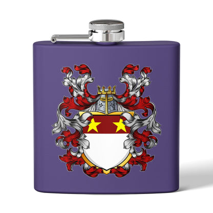 St. John Heraldry Stainless Steel Flask, 6oz