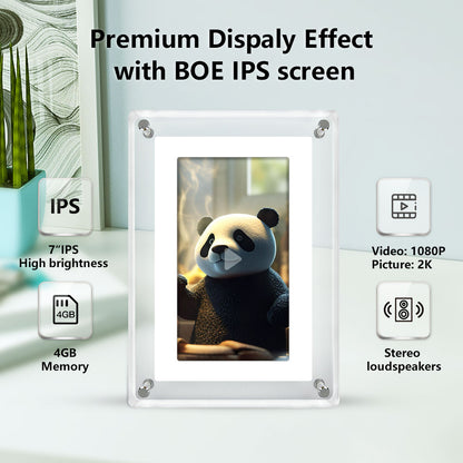 Digital Memory Frame™ – 7” WiFi Photo Display for Family Memories