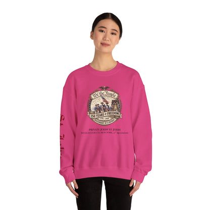 Crewneck Sweatshirt — "We the People: 250 Years of Freedom" Patriotic Graphic