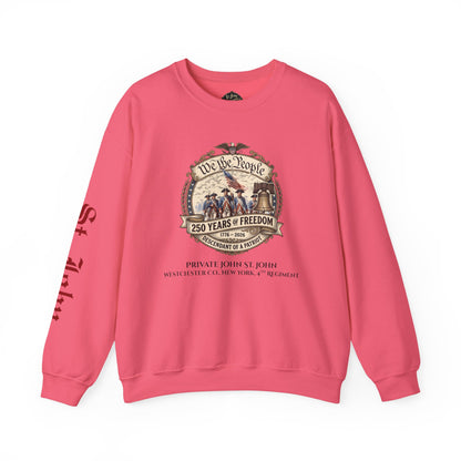 Crewneck Sweatshirt — "We the People: 250 Years of Freedom" Patriotic Graphic