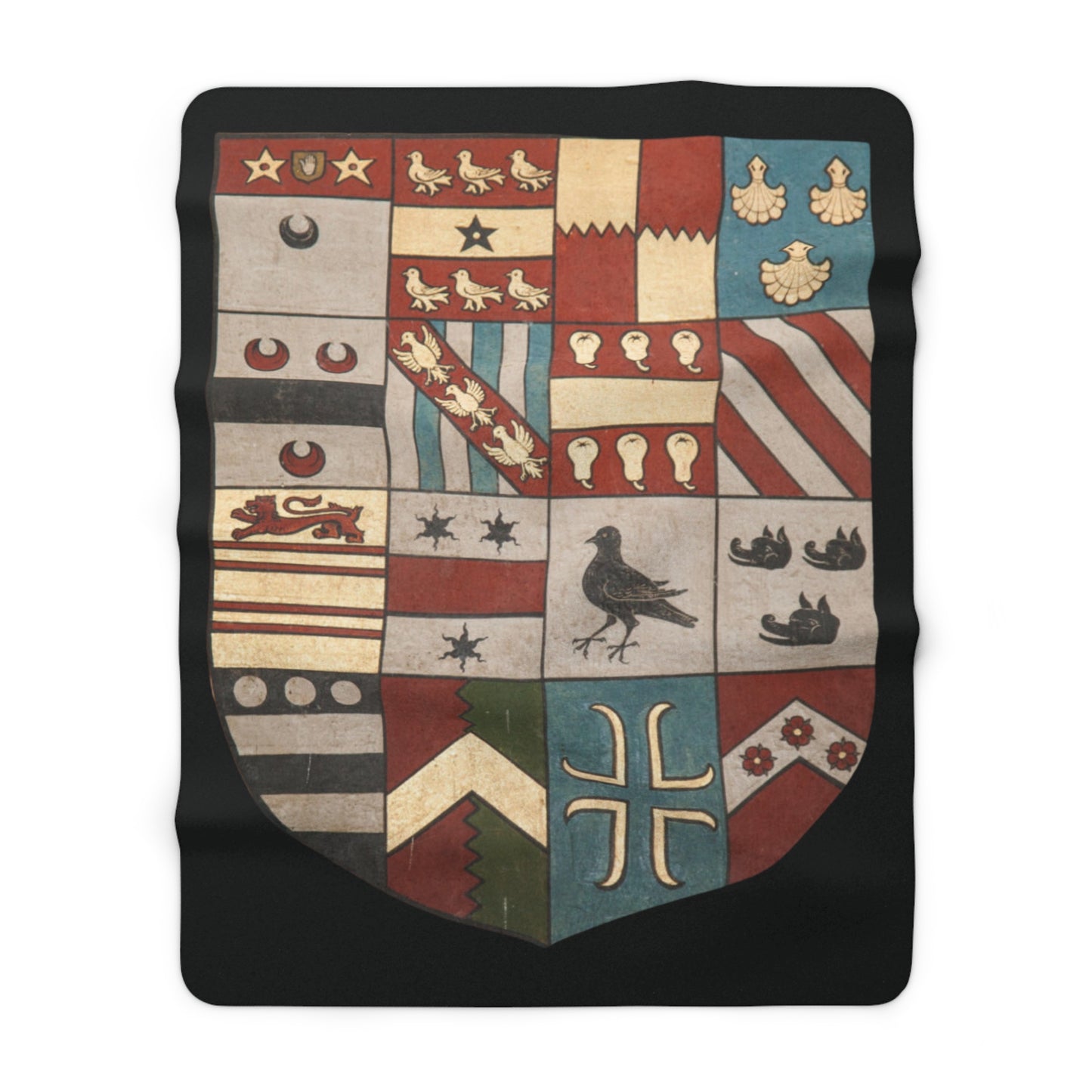 John de Port-St. John & Anne Leighton  Sherpa Fleece Blanket