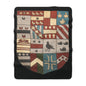 John de Port-St. John & Anne Leighton  Sherpa Fleece Blanket