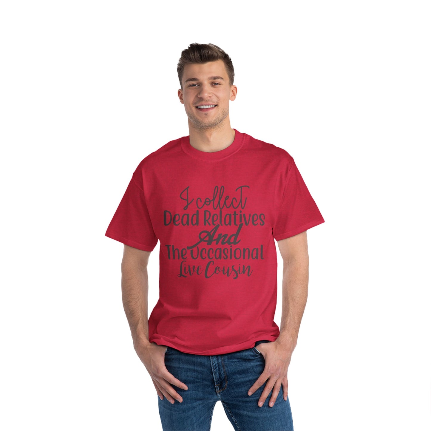I Collect Dead Relatives and the Occasional Live Cousin St. John Heraldry T-Shirt
