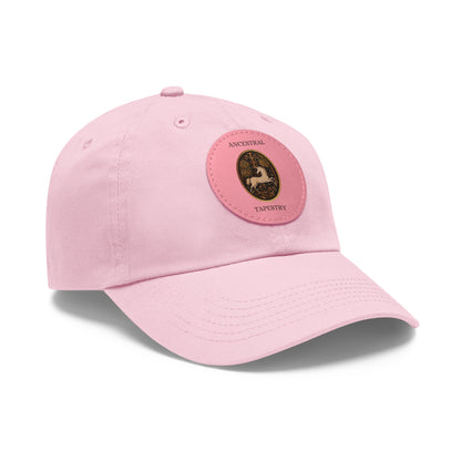 Ancestral Tapestry Vintage Leather Patch Hat