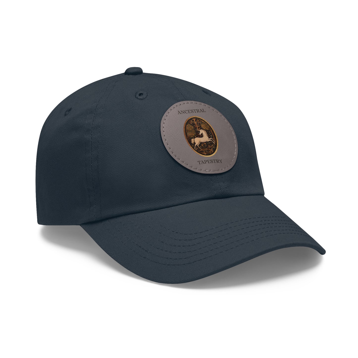 Ancestral Tapestry Vintage Leather Patch Hat