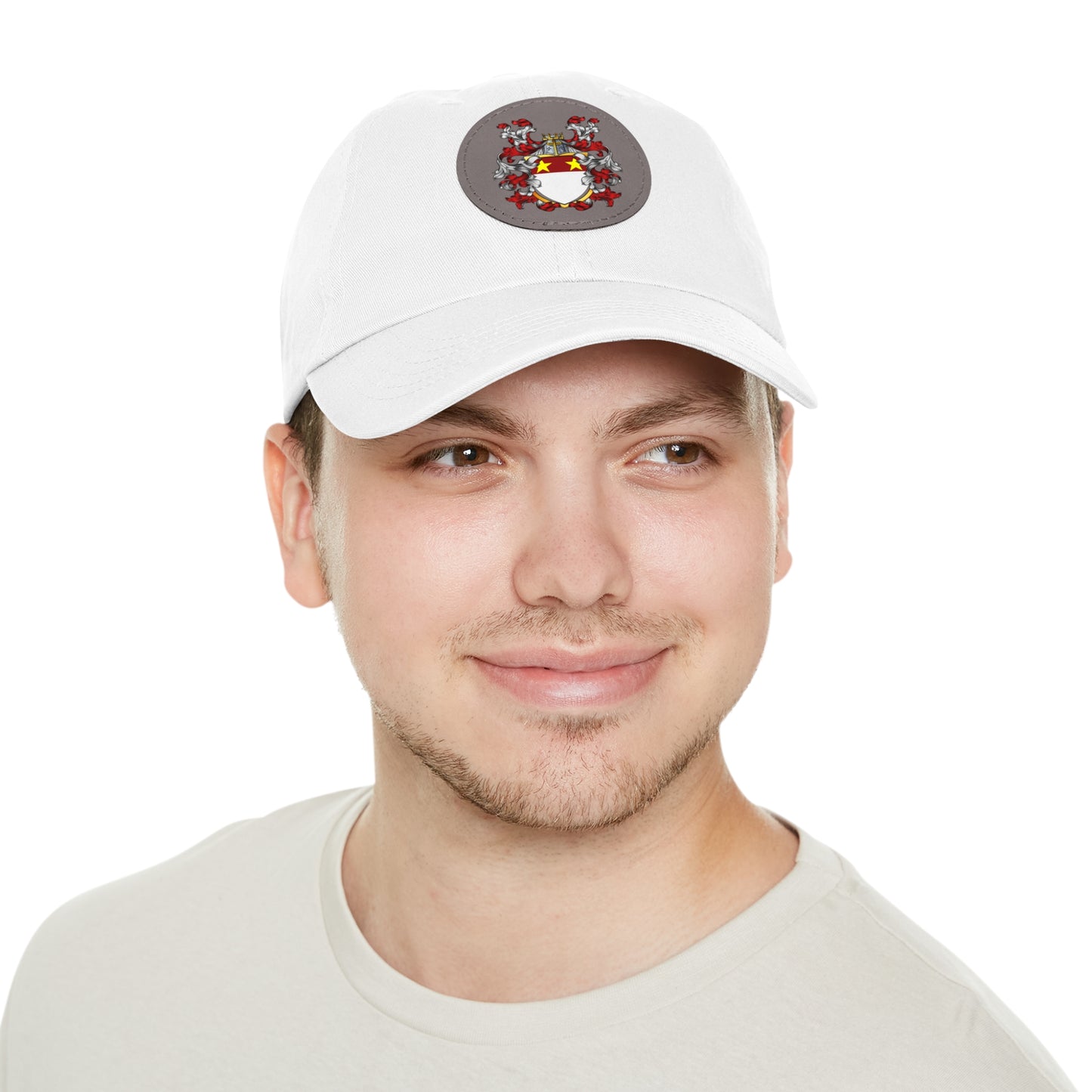 St. John Heraldry Hat with Leather Patch (Round)
