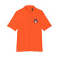 Unisex Performance Polo with Stylish Crest Design, Athletic Shirt for Sports & Everyday Wear, Perfect for Casual Outings, Gifts for Him, Her