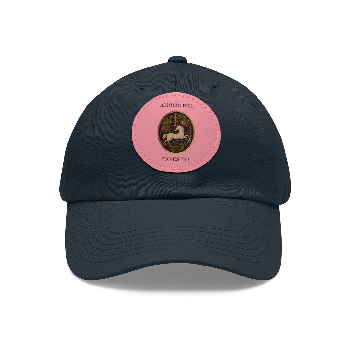 Ancestral Tapestry Vintage Leather Patch Hat