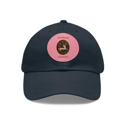 Ancestral Tapestry Vintage Leather Patch Hat