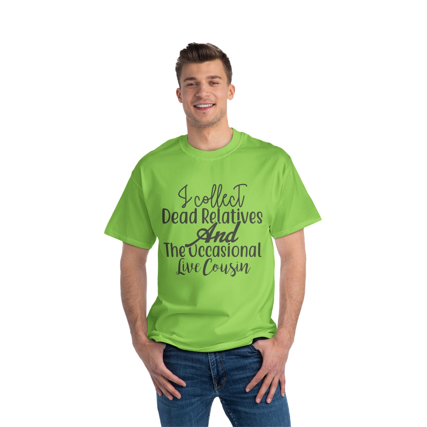 I Collect Dead Relatives and the Occasional Live Cousin St. John Heraldry T-Shirt