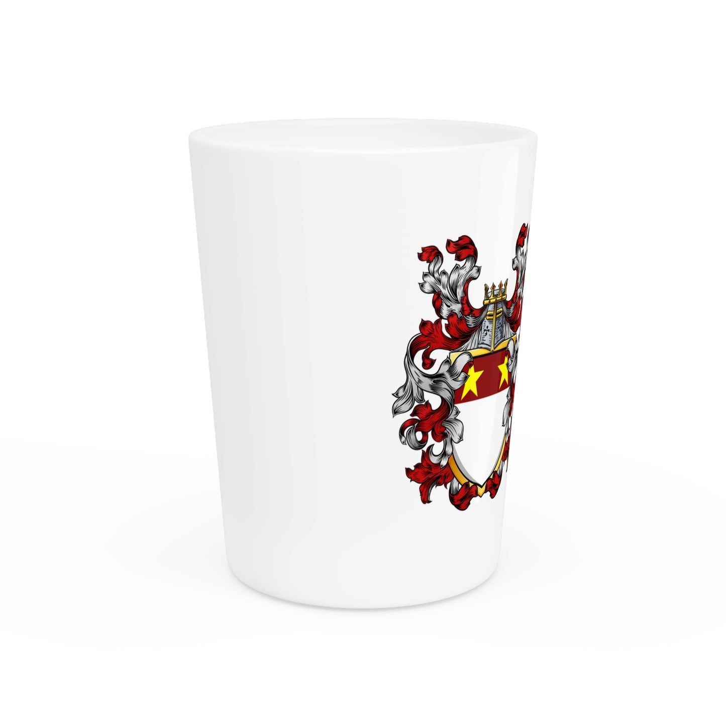 Personalized Shot Glass with St. John Coat of Arms, Custom Family Heritage Keepsake, Unique Gifts for Weddings, Graduations, [...]