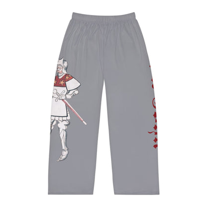 Sir John St. John, Knight-Themed Men's Pajama Pants, Cozy Sleepwear for Men, Perfect for Relaxing Nights, Gift for Father's Day, Pajama Day