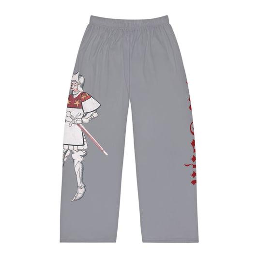 Sir John St. John, Knight-Themed Men's Pajama Pants, Cozy Sleepwear for Men, Perfect for Relaxing Nights, Gift for Father's Day, Pajama Day
