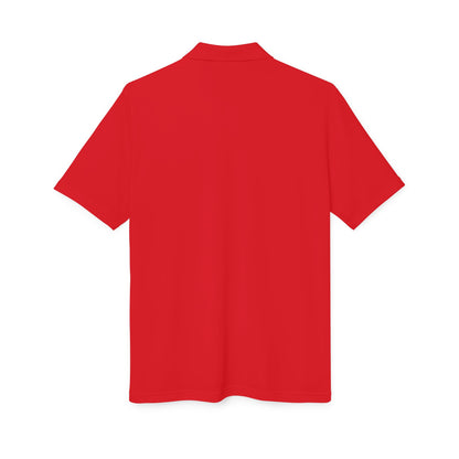 Unisex Performance Polo with Stylish Crest Design, Athletic Shirt for Sports & Everyday Wear, Perfect for Casual Outings, Gifts for Him, Her