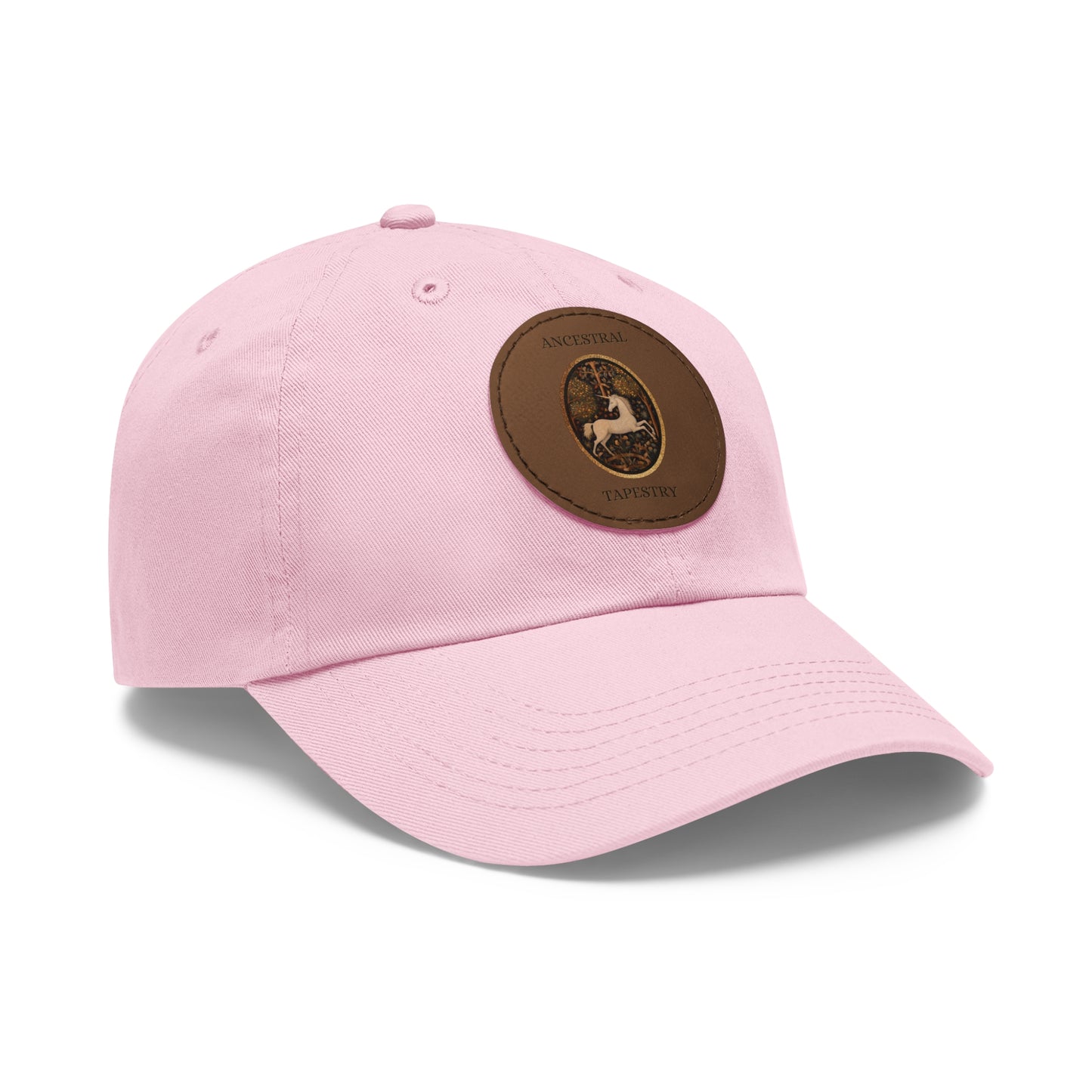 Ancestral Tapestry Vintage Leather Patch Hat