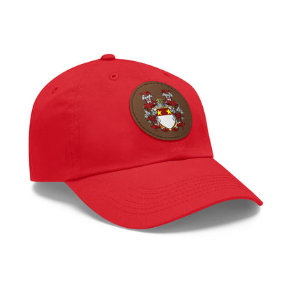 St. John Heraldry Hat with Leather Patch (Round)