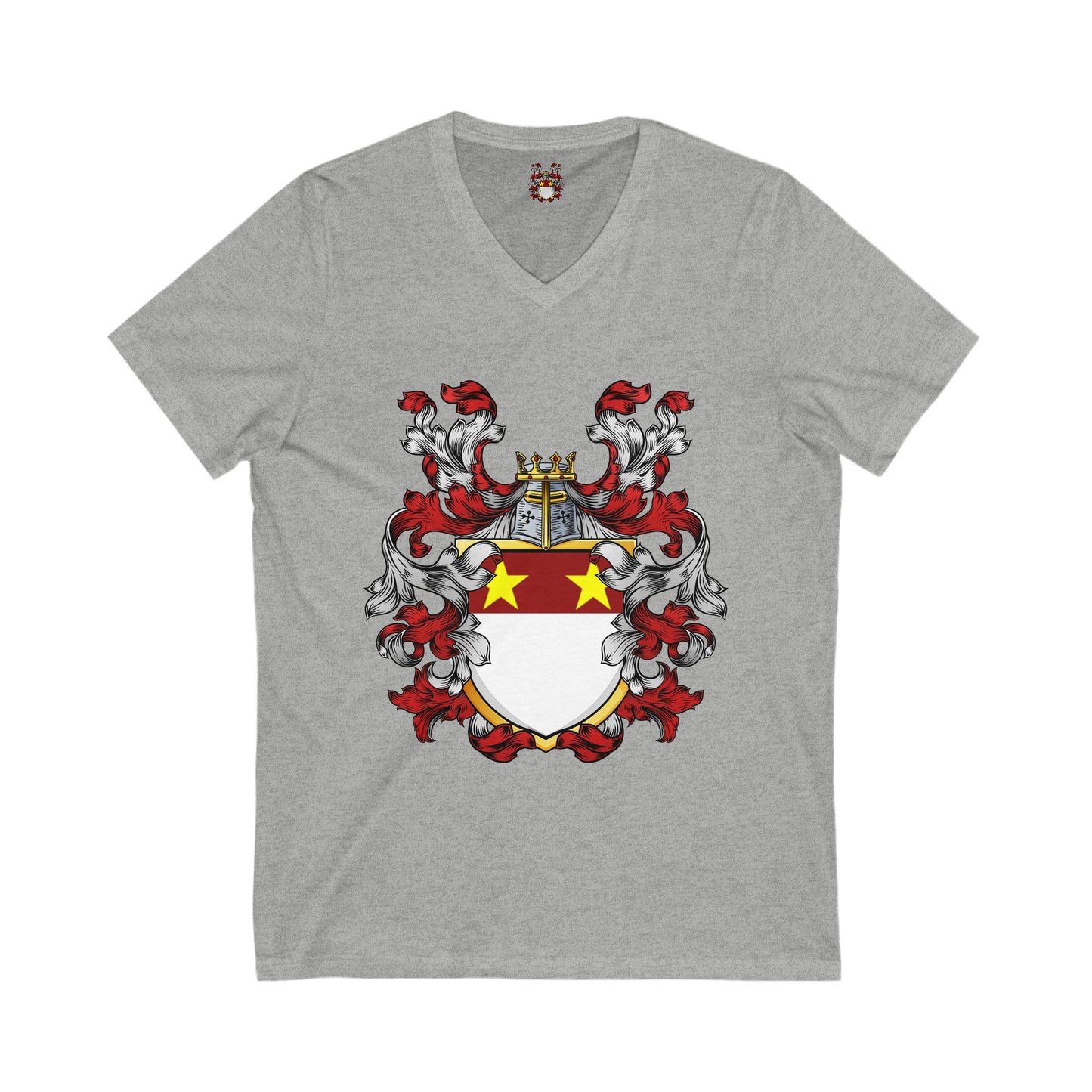The St. John Genealogy Unisex Jersey Short Sleeve V-Neck Tee