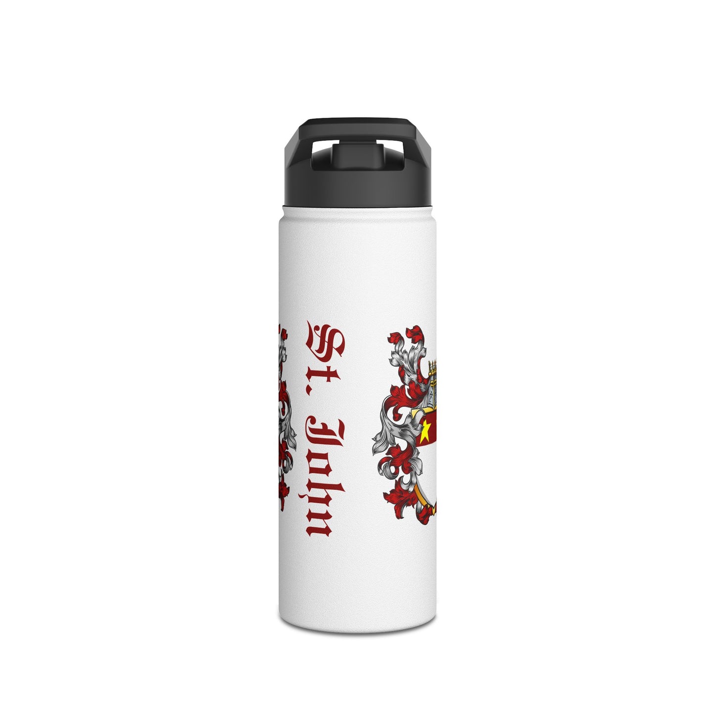 St. John Stainless Steel Water Bottle with Crest Design for St. John, Custom Hydration Gift for Adventurers, Eco-Friendly Travel [...]