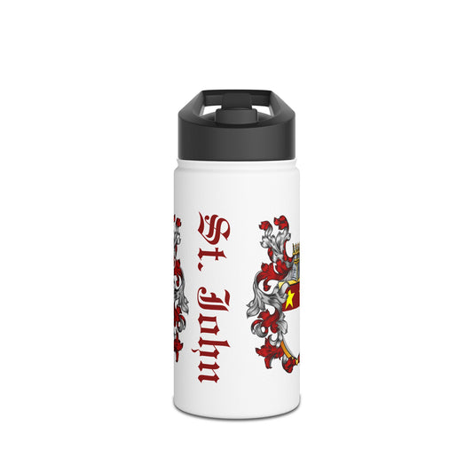 St. John Stainless Steel Water Bottle with Crest Design for St. John, Custom Hydration Gift for Adventurers, Eco-Friendly Travel [...]