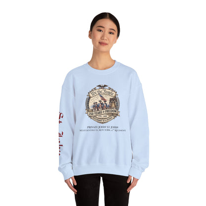 Crewneck Sweatshirt — "We the People: 250 Years of Freedom" Patriotic Graphic