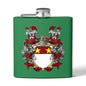 St. John Heraldry Stainless Steel Flask, 6oz