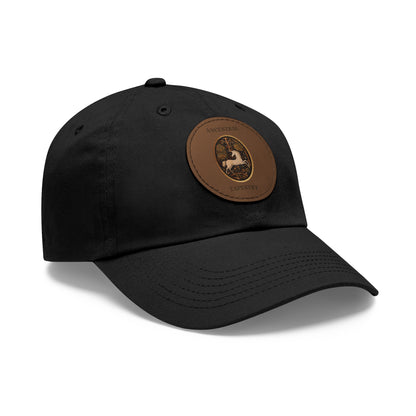 Ancestral Tapestry Vintage Leather Patch Hat