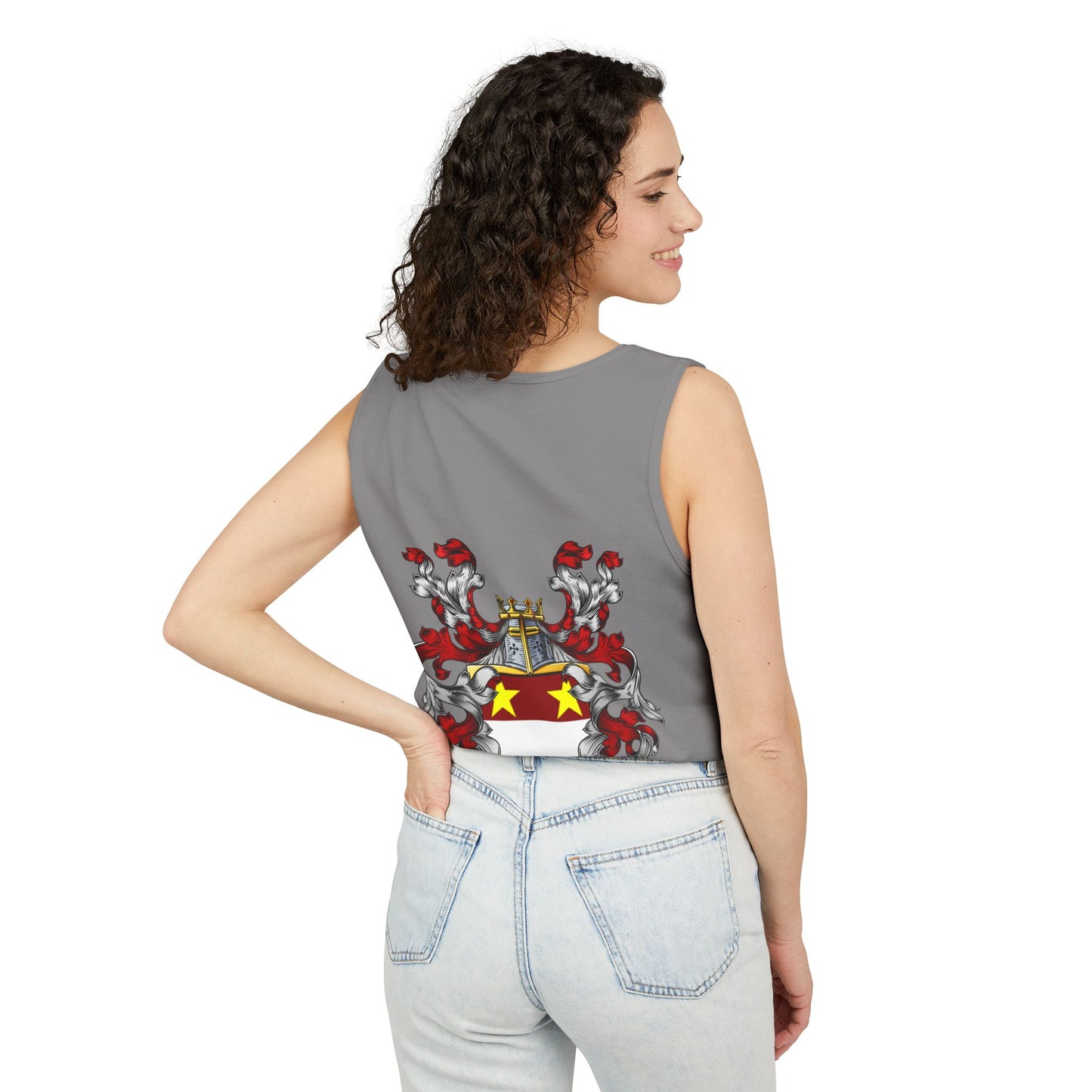 Love Floral Unisex Tank Top, Gift, Summer Apparel, Valentine's Day, Relaxed Fit, Casual Wear, Personalized Style