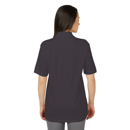 Unisex Performance Polo with Stylish Crest Design, Athletic Shirt for Sports & Everyday Wear, Perfect for Casual Outings, Gifts for Him, Her
