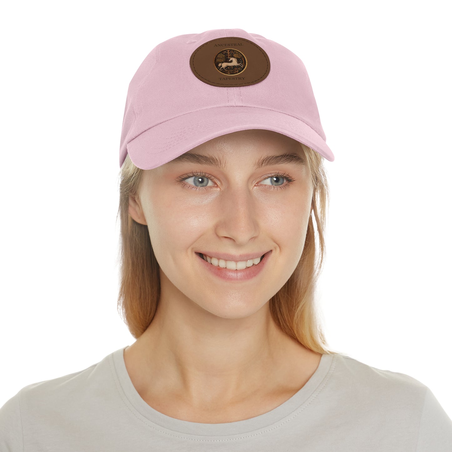 Ancestral Tapestry Vintage Leather Patch Hat