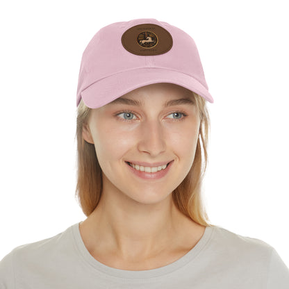 Ancestral Tapestry Vintage Leather Patch Hat