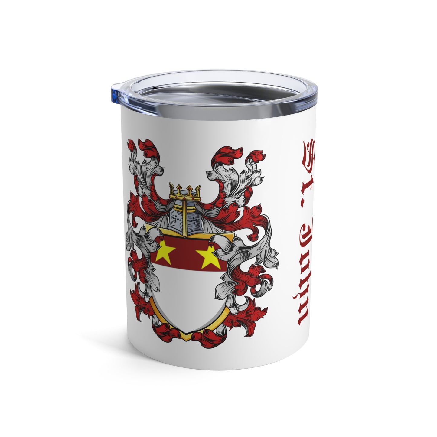St. John Family Crest Tumbler 10oz, Personalized Gift, Custom Drinkware, Family Heritage Mug, Perfect for Celebrations, Unique Keepsake
