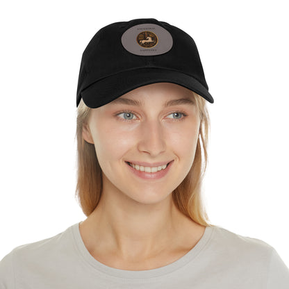 Ancestral Tapestry Vintage Leather Patch Hat