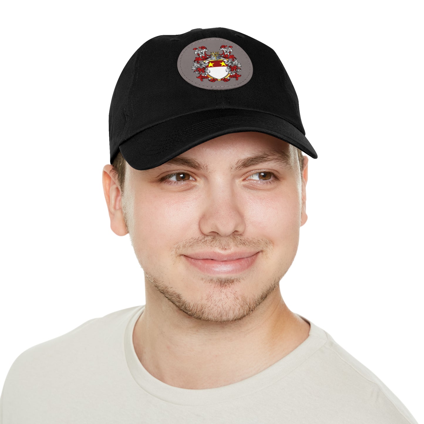 St. John Heraldry Hat with Leather Patch (Round)
