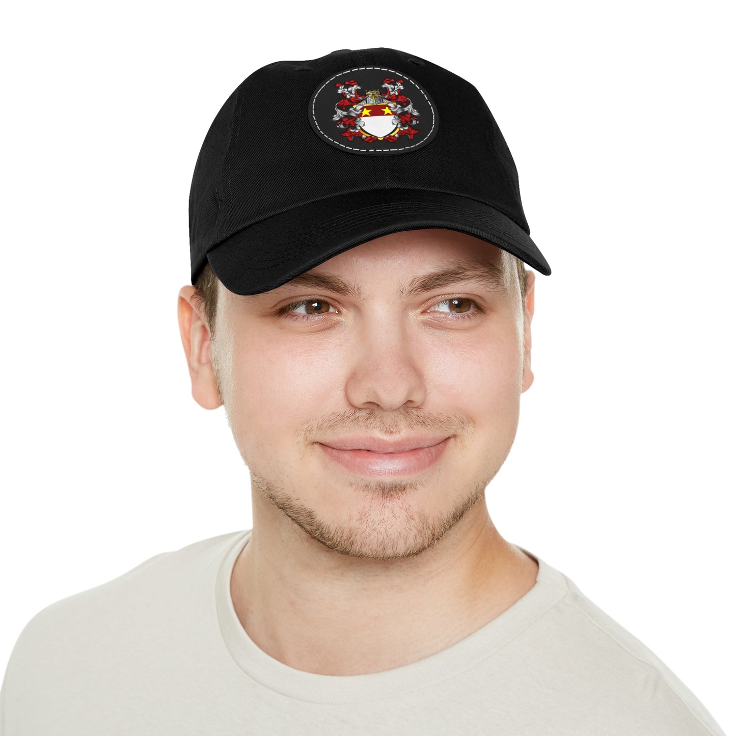 St. John Heraldry Hat with Leather Patch (Round)