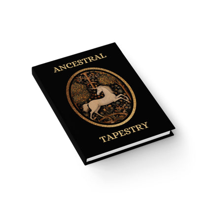 Ancestral Tapestry Journal — Ruled Lined Hardcover Notebook