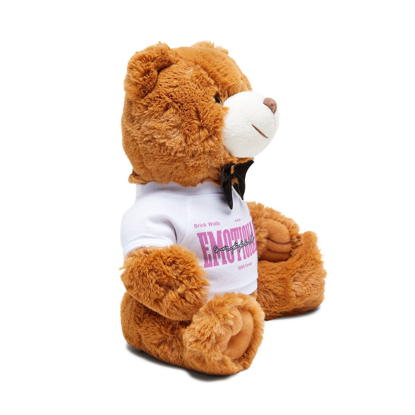 Emotional Support Teddy Bear Plush, Gifts for Kids, Cute Stuffed Animal, Birthday Present, Nursery Decoration, Comfort Toy