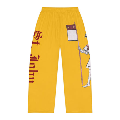 Sir John St. John, Knight-Themed Men's Pajama Pants, Cozy Sleepwear for Men, Perfect for Relaxing Nights, Gift for Father's Day, Pajama Day