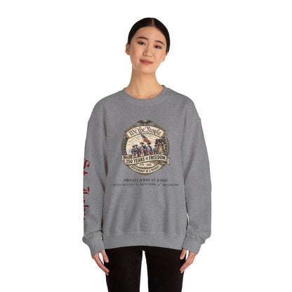 Crewneck Sweatshirt — "We the People: 250 Years of Freedom" Patriotic Graphic