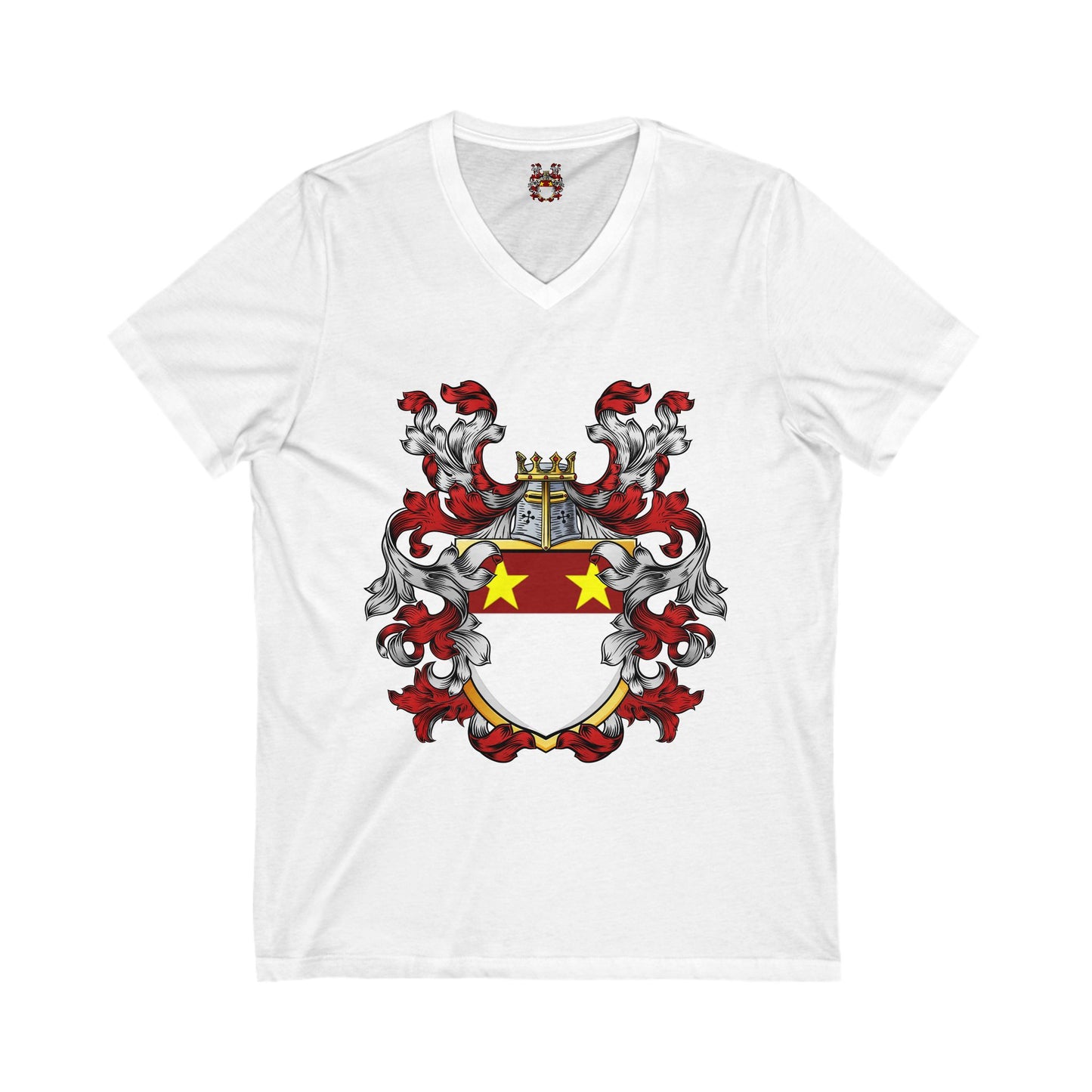 The St. John Genealogy Unisex Jersey Short Sleeve V-Neck Tee