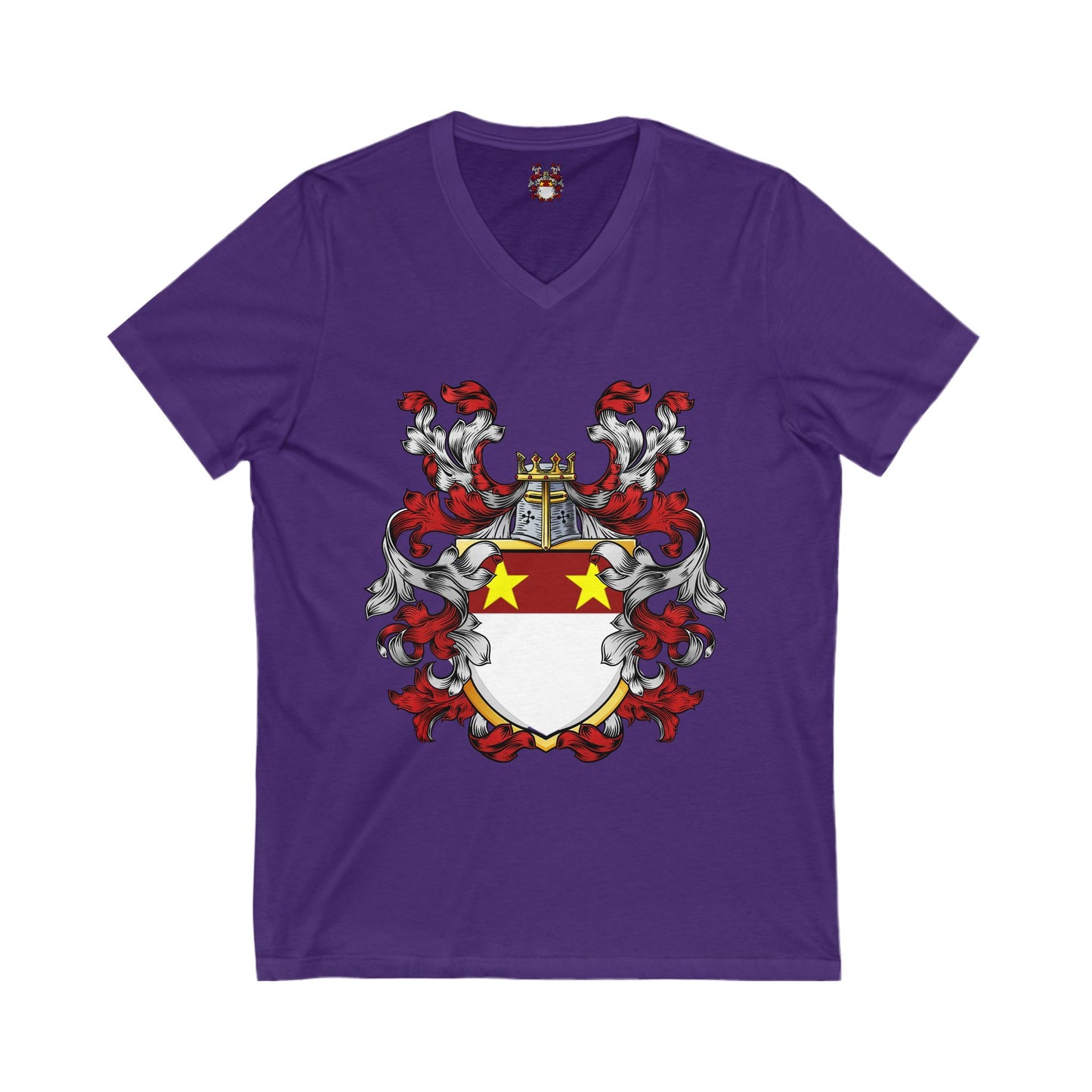 The St. John Genealogy Unisex Jersey Short Sleeve V-Neck Tee