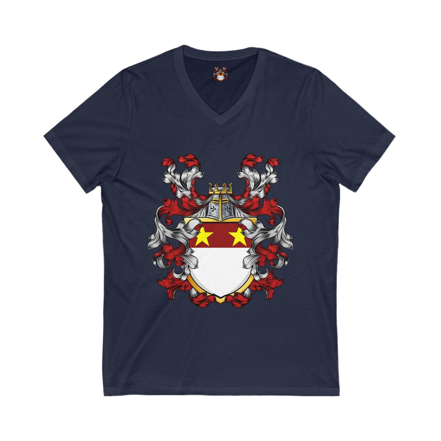The St. John Genealogy Unisex Jersey Short Sleeve V-Neck Tee