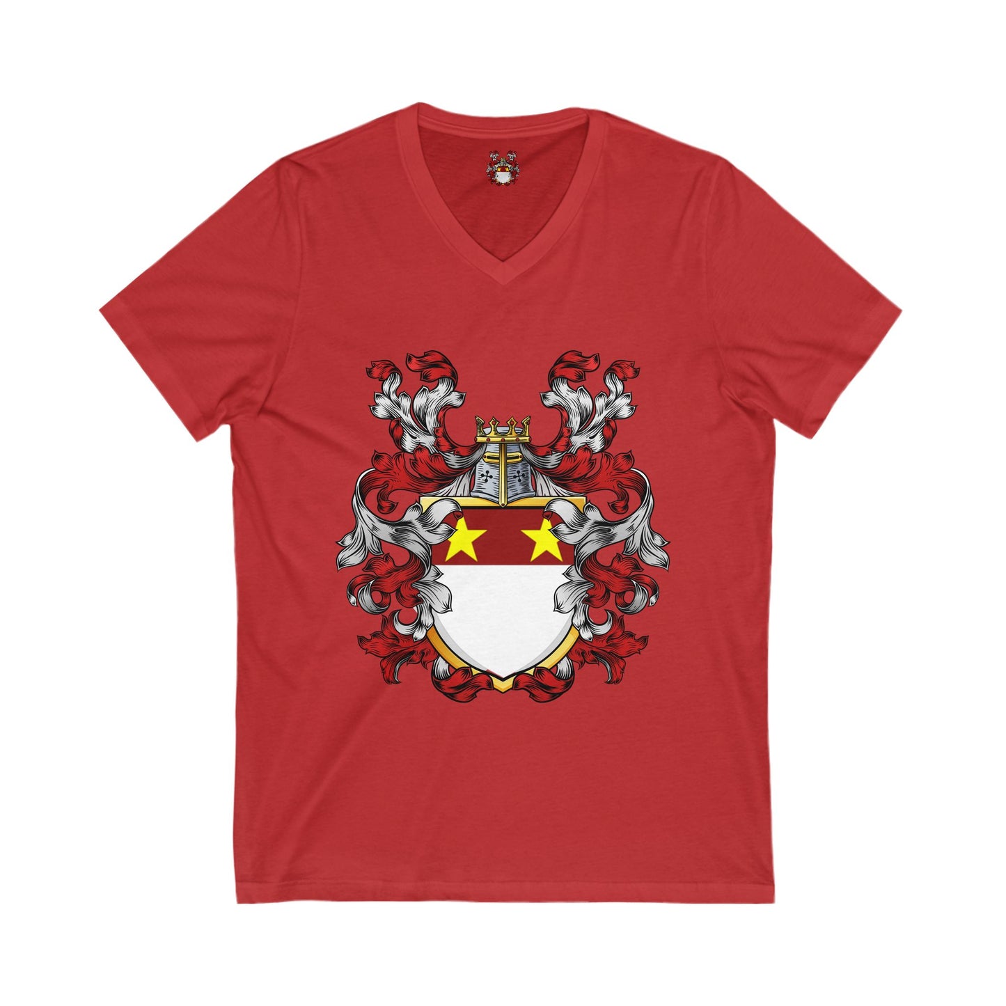 The St. John Genealogy Unisex Jersey Short Sleeve V-Neck Tee