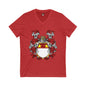 The St. John Genealogy Unisex Jersey Short Sleeve V-Neck Tee