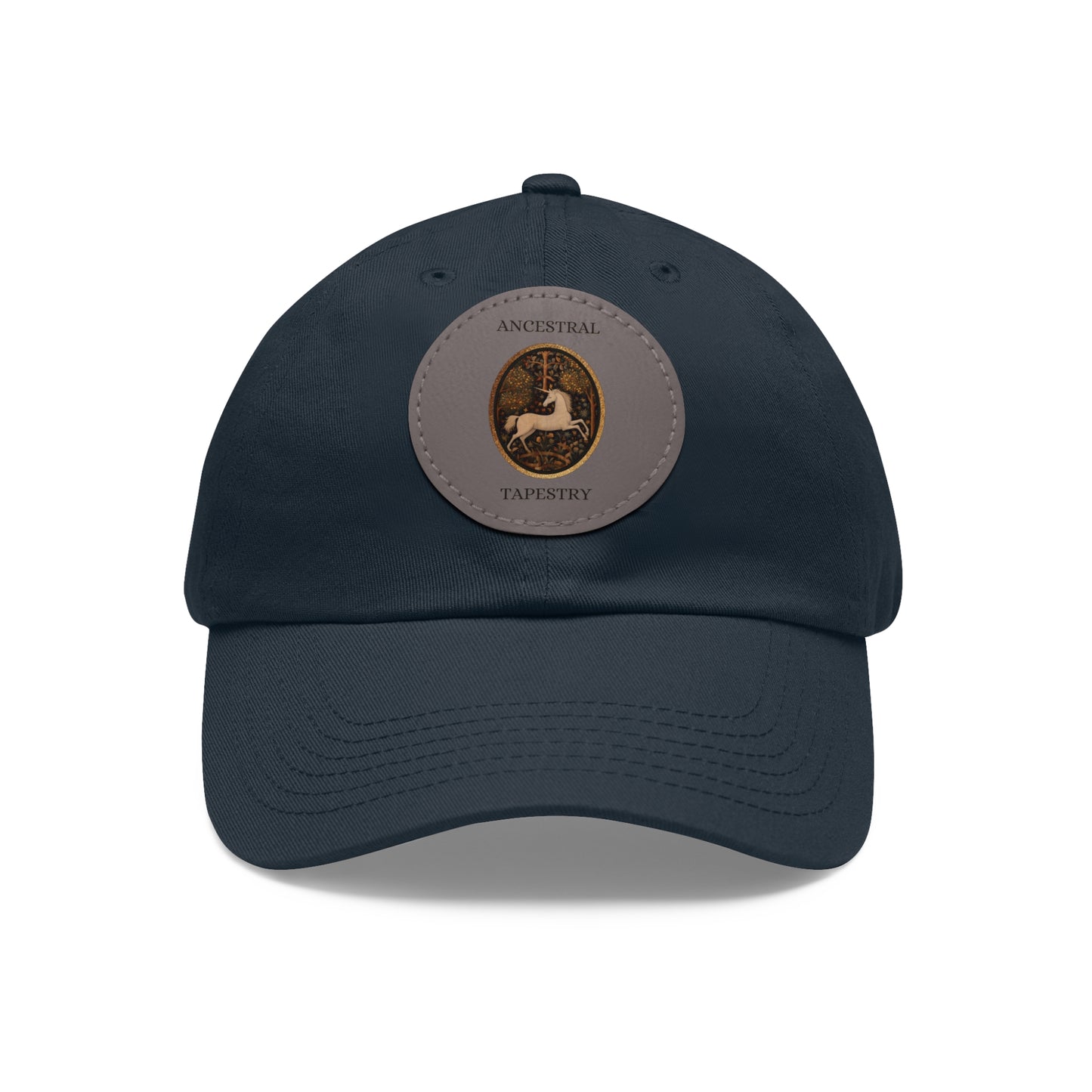 Ancestral Tapestry Vintage Leather Patch Hat