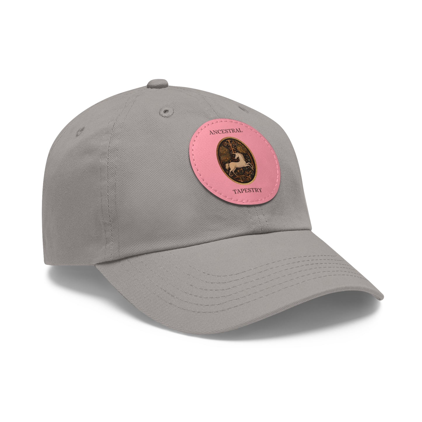 Ancestral Tapestry Vintage Leather Patch Hat