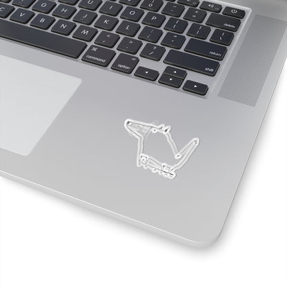 Christopher St. John Art Sketch Kiss-Cut Sticker — Hand-Drawn Whimsical Laptop Decal