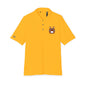 Unisex Performance Polo with Stylish Crest Design, Athletic Shirt for Sports & Everyday Wear, Perfect for Casual Outings, Gifts for Him, Her