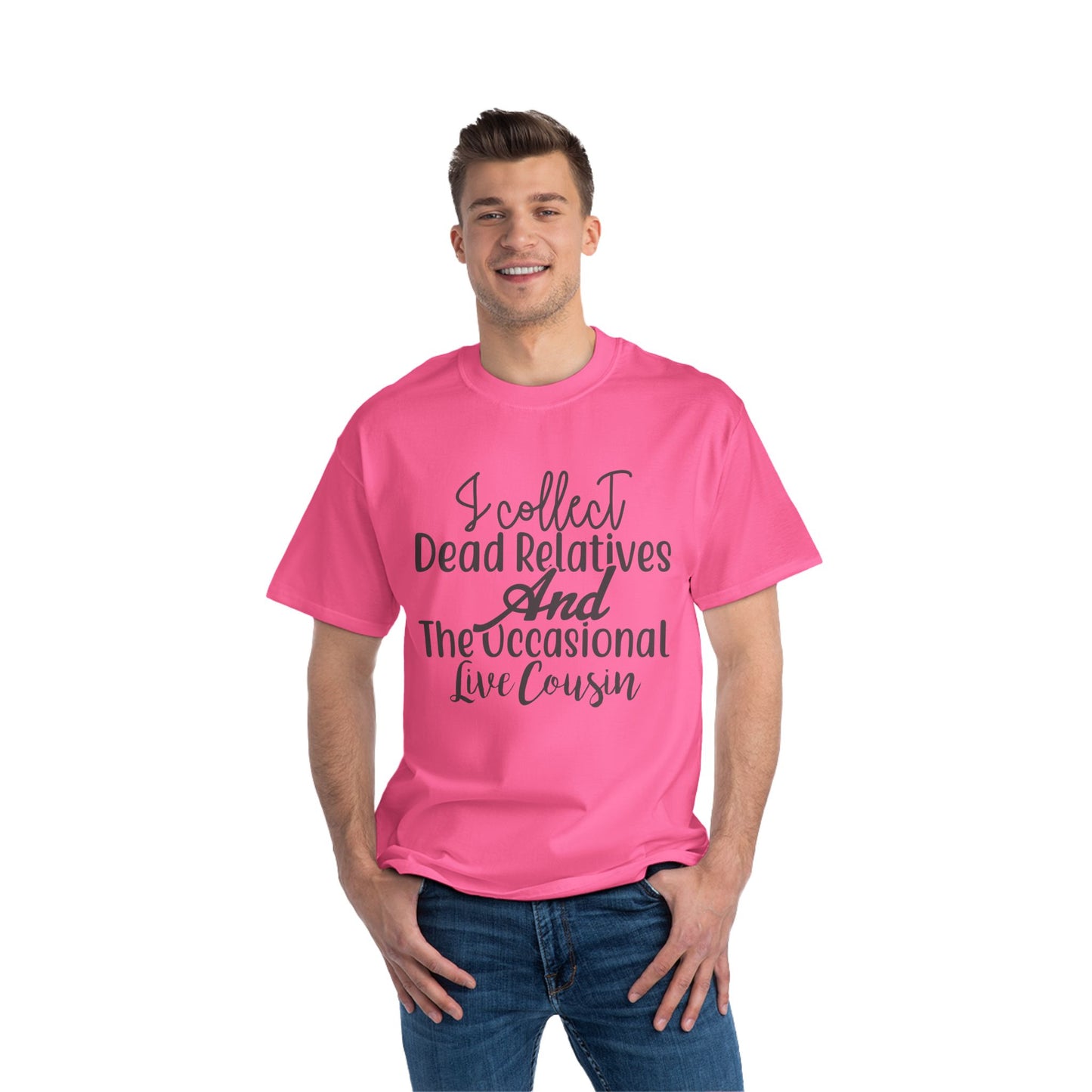 I Collect Dead Relatives and the Occasional Live Cousin St. John Heraldry T-Shirt
