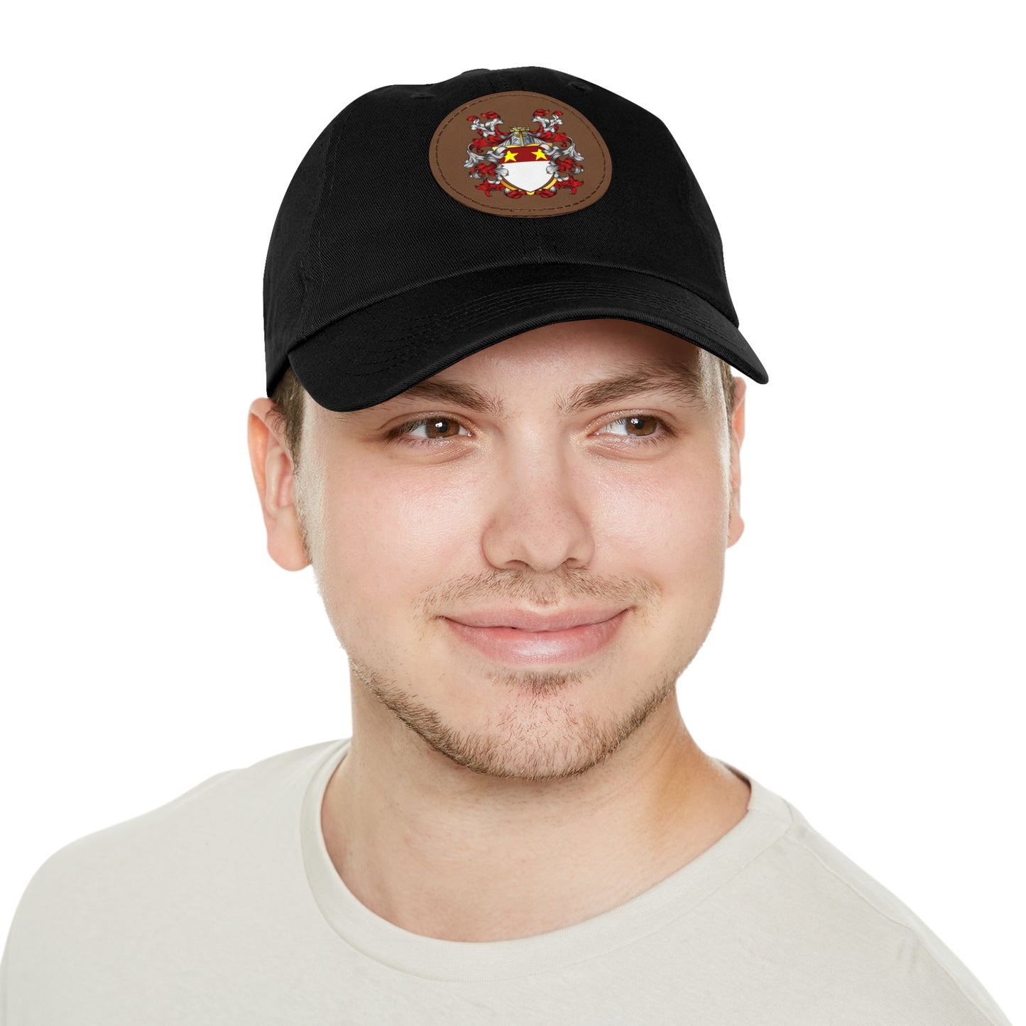 St. John Heraldry Hat with Leather Patch (Round)