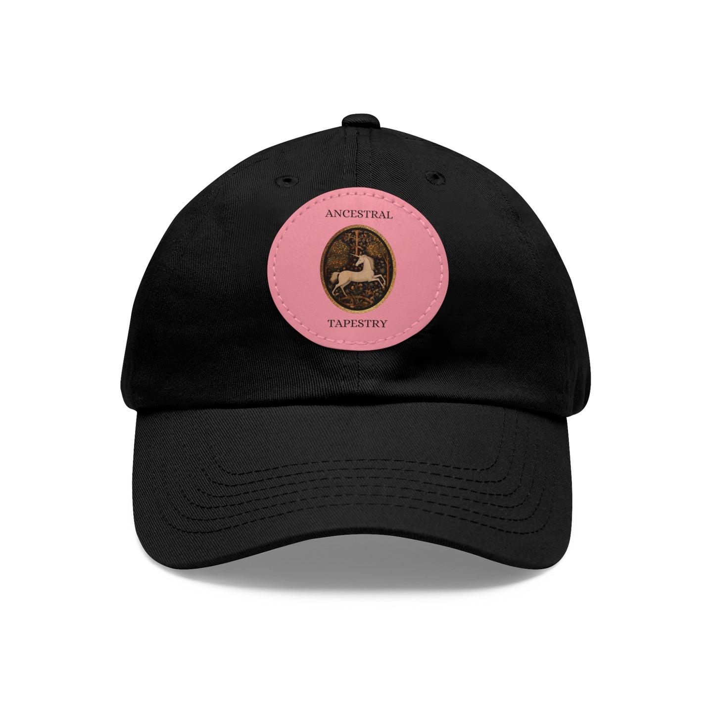 Ancestral Tapestry Vintage Leather Patch Hat